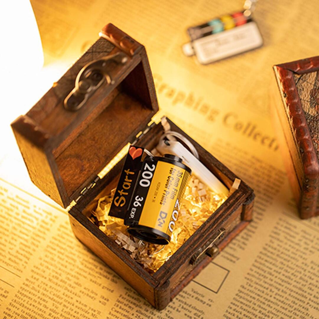 Personalised Film Camera Roll Keychain Custom 10 photos Keychain Gifts For Her-Jessemade AU