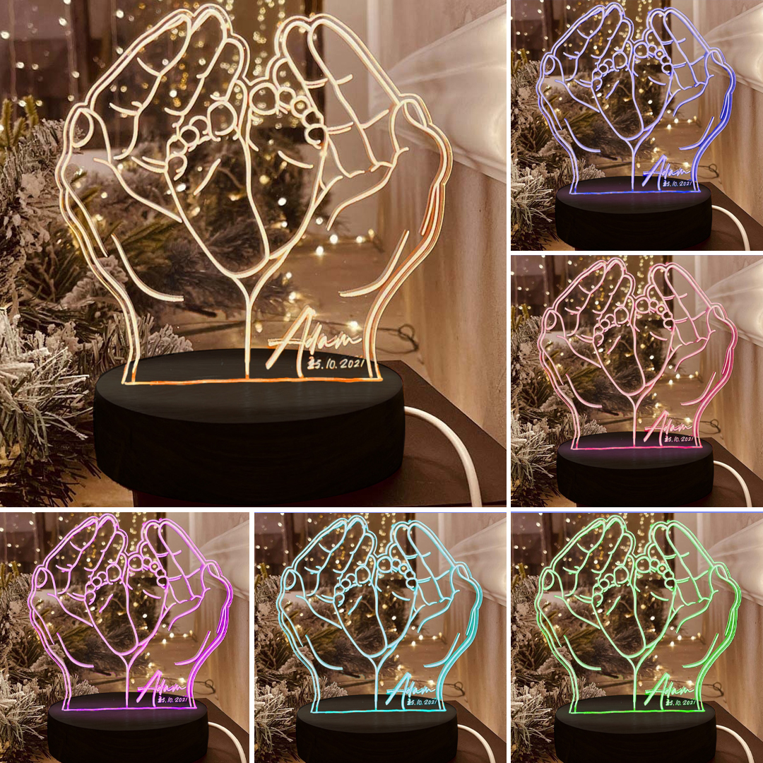 Personalised Dream Catcher Night Light Custom Name Gifts For Kids-Jessemade AU