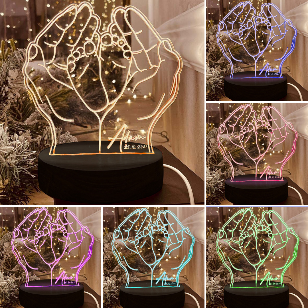 Personalised Dream Catcher Night Light Custom Name Gifts For Kids-Jessemade AU