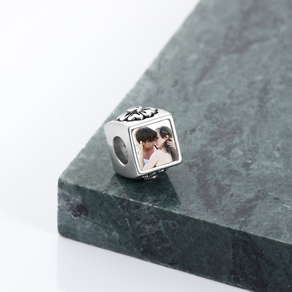 Personalised Photo Beads, Custom Bracelet Necklace Accessories Gifts For Him-Jessemade AU