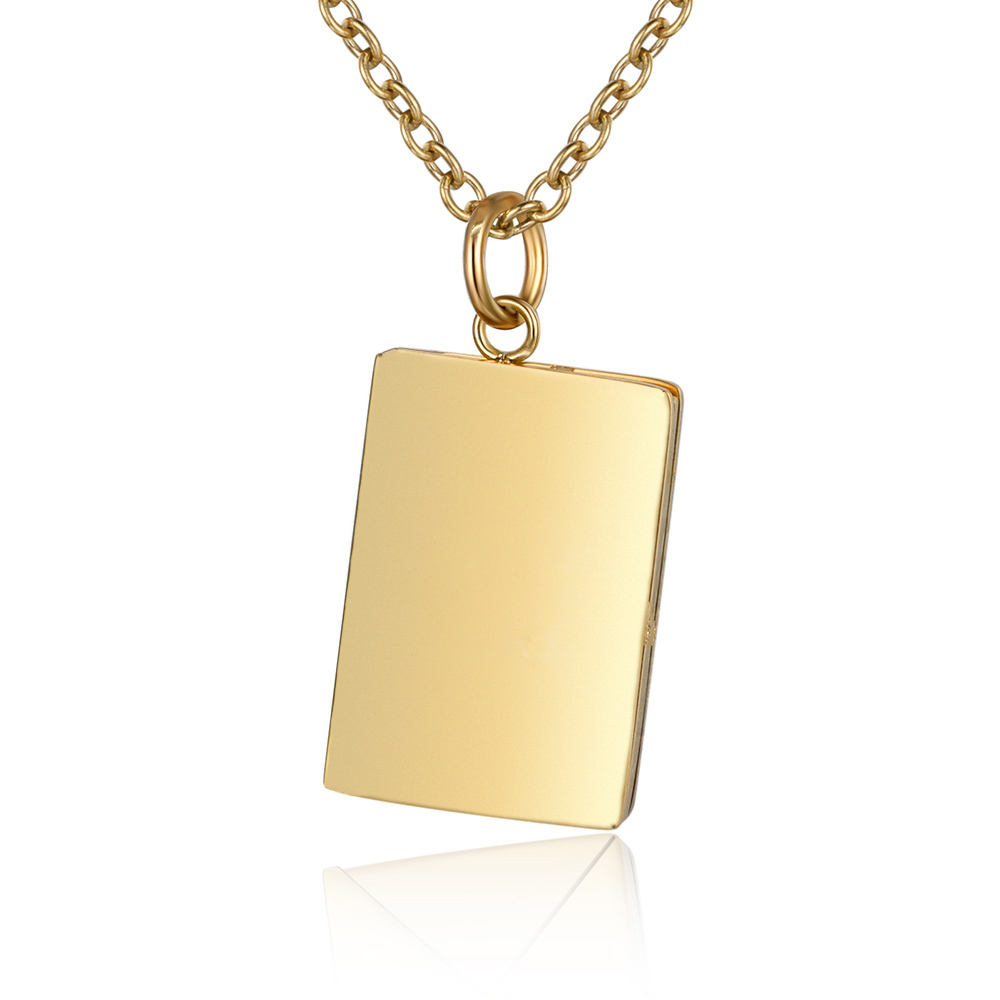 Personalised Envelope Pendant Necklace Customised Photo & Text Necklace Gold/Silver/Rose Gold Valentine’s Day Gift for Her-Jessemade AU