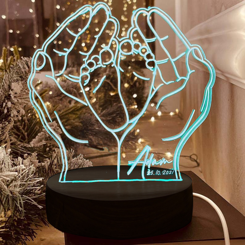 Personalised Dream Catcher Night Light Custom Name Gifts For Kids-Jessemade AU