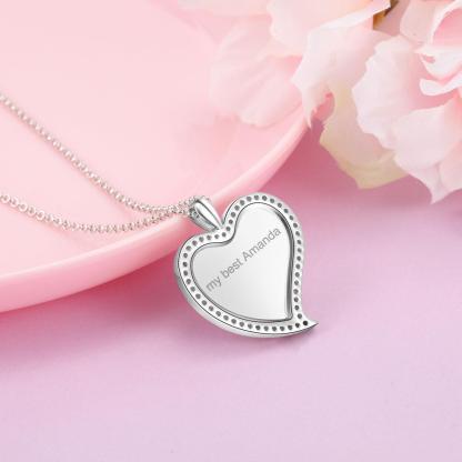 Personalised Heart Necklace Custom Photo Necklace Gifts For Her-Jessemade AU