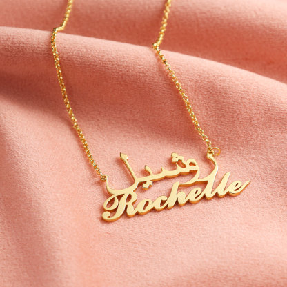 Personalised Necklace Custom 2 Names Necklace Gift For Women-Jessemade AU