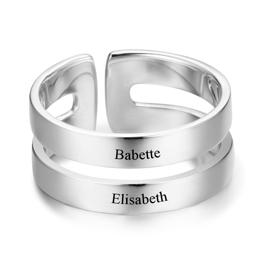 Personalised Women's Rings With Names Or Dates-Jessemade AU