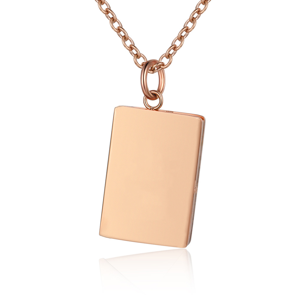 Personalised Envelope Pendant Necklace Customised Photo & Text Necklace Gold/Silver/Rose Gold Valentine’s Day Gift for Her-Jessemade AU