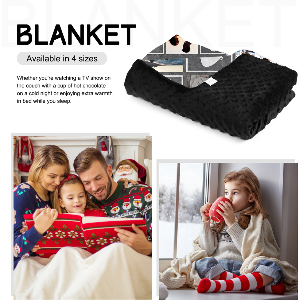 Personalised Couple Blanket Custom Photo Romantic Gift For Her-Jessemade AU