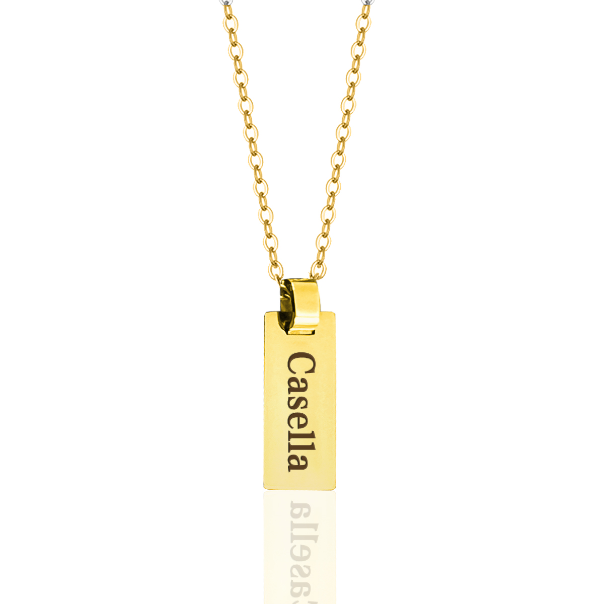 Personalised 1 Name Necklace Back To School Gold Necklace for Kids-Jessemade AU