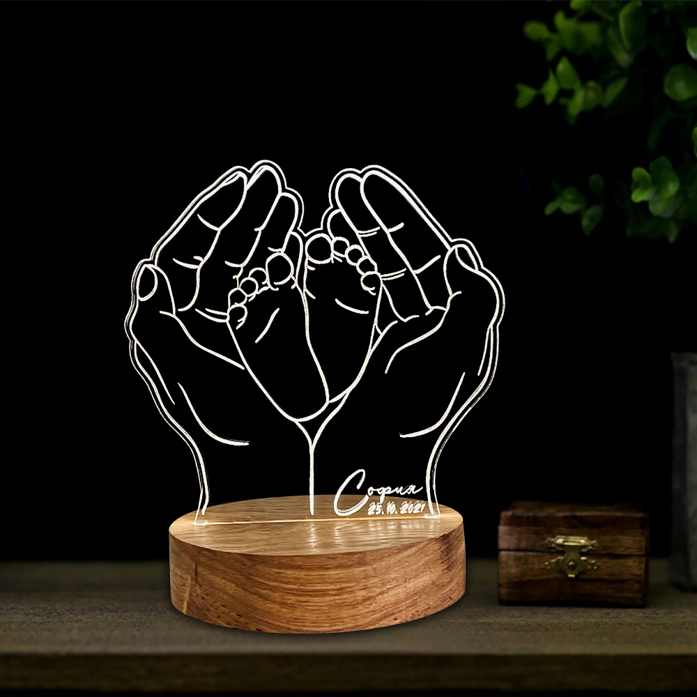 Personalised Dream Catcher Night Light Custom Name Gifts For Kids-Jessemade AU