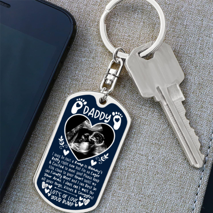 Personalised Message Keychain Custom Text Keyring for Him, "I may be just a bump"-Jessemade AU