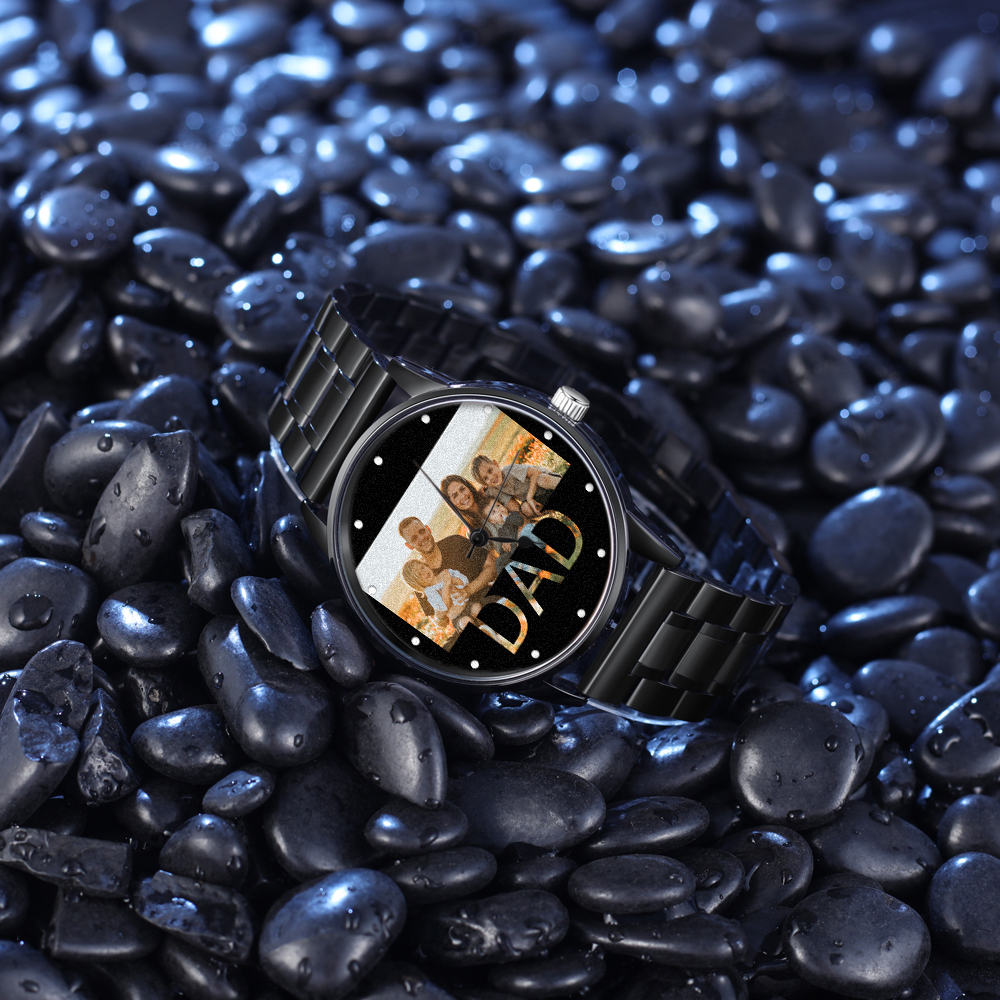 Personalised Photo Watch Custom 1 Photos Mechanical Watch Gifts for Him-Jessemade AU