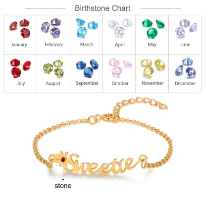 Personalised Name Bracelet Custom Name Daisy Bracelet for Kids-Jessemade AU