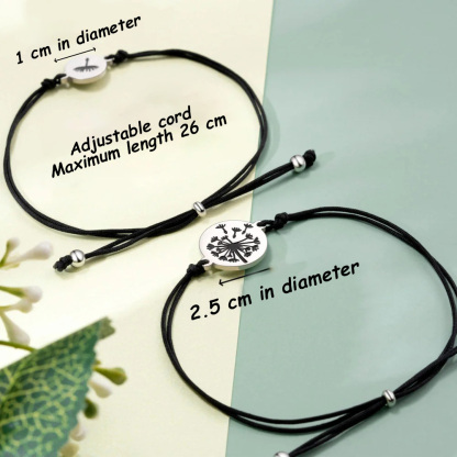 Personalised 2 Names Gift Set Custom Enamel Mug & Ruler & Bracelets Gift Set Back-to-School Gifts for Daughters