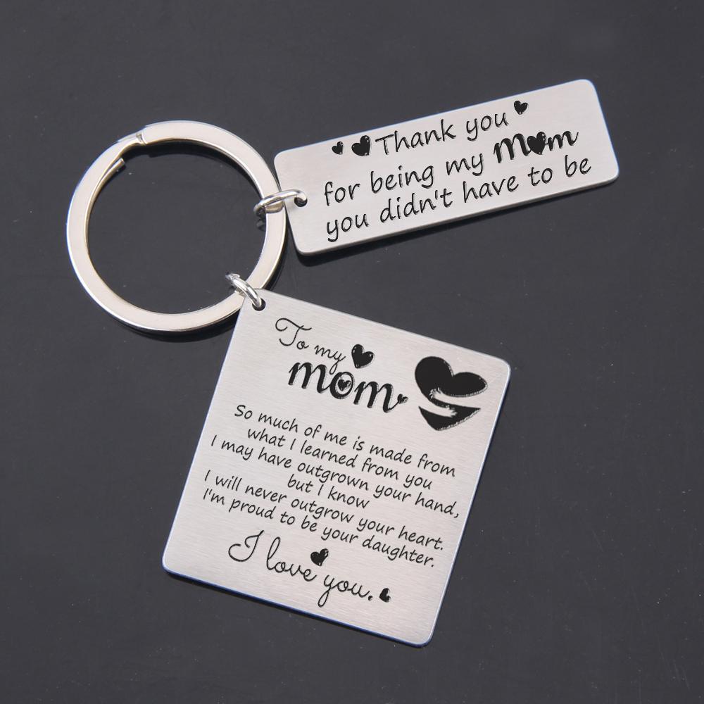 So much of me is made from what I learned from you, Personalised Keychain Gifts For Mother-Jessemade AU