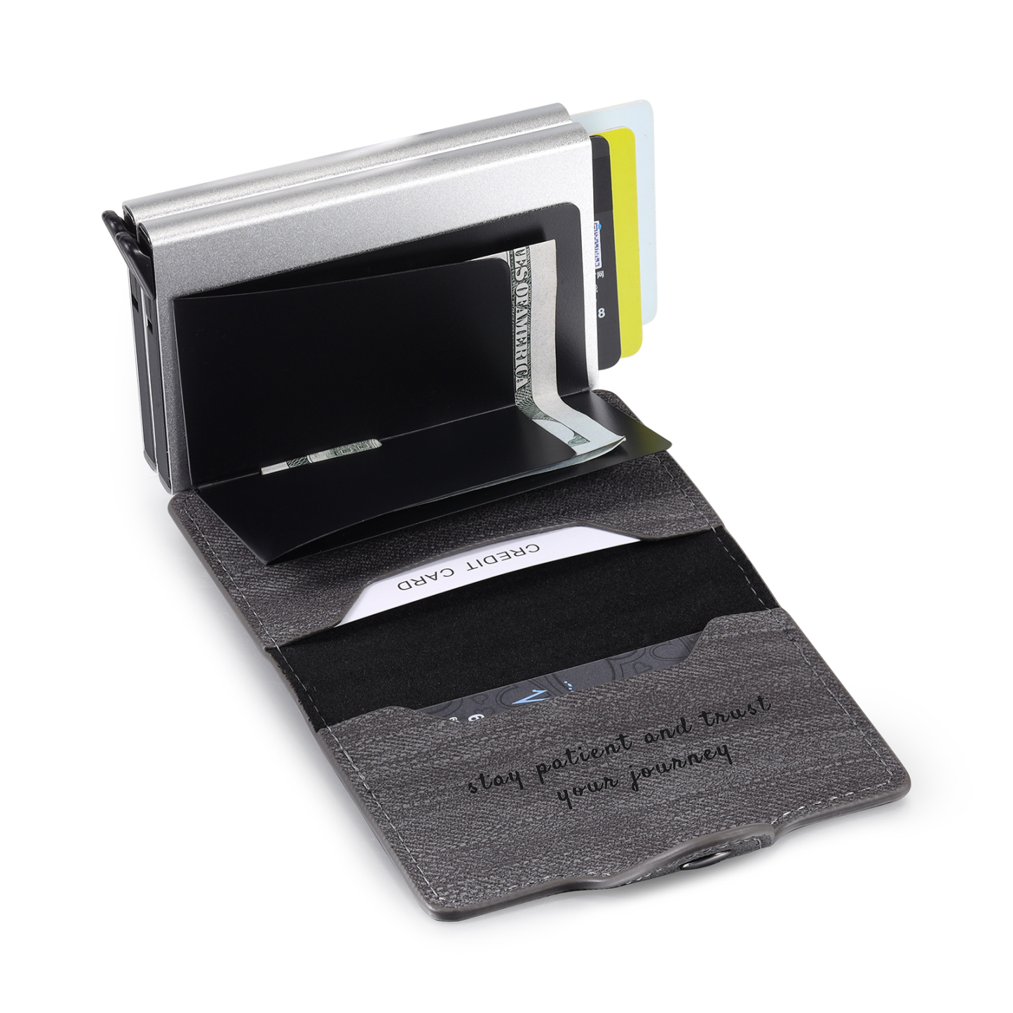 Personalised RFID-blocking Wallet Customised 1 Name Wallet Gifts for Him-Jessemade AU