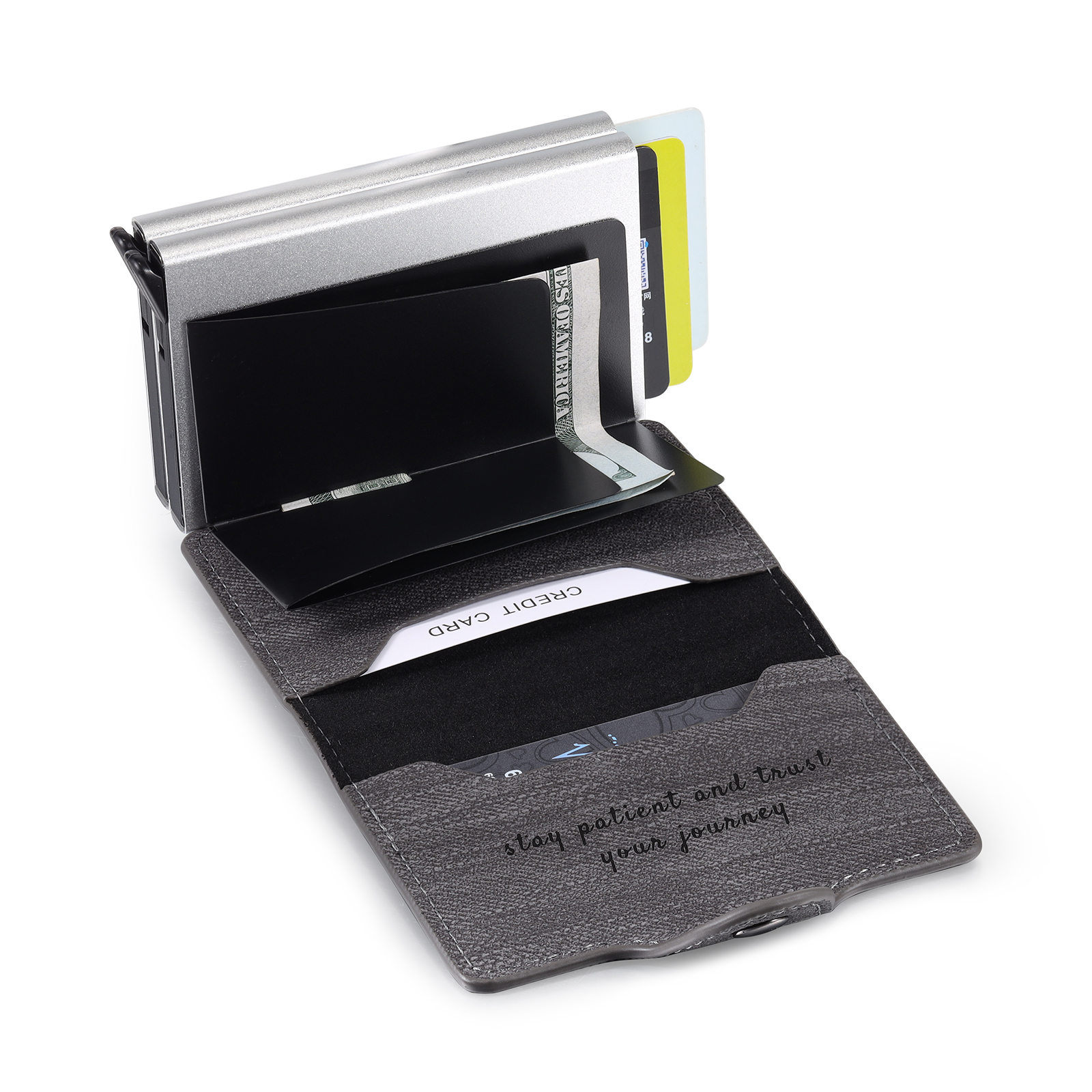 Personalised RFID-blocking Wallet Customised 1 Name Wallet Gifts for Him-Jessemade AU