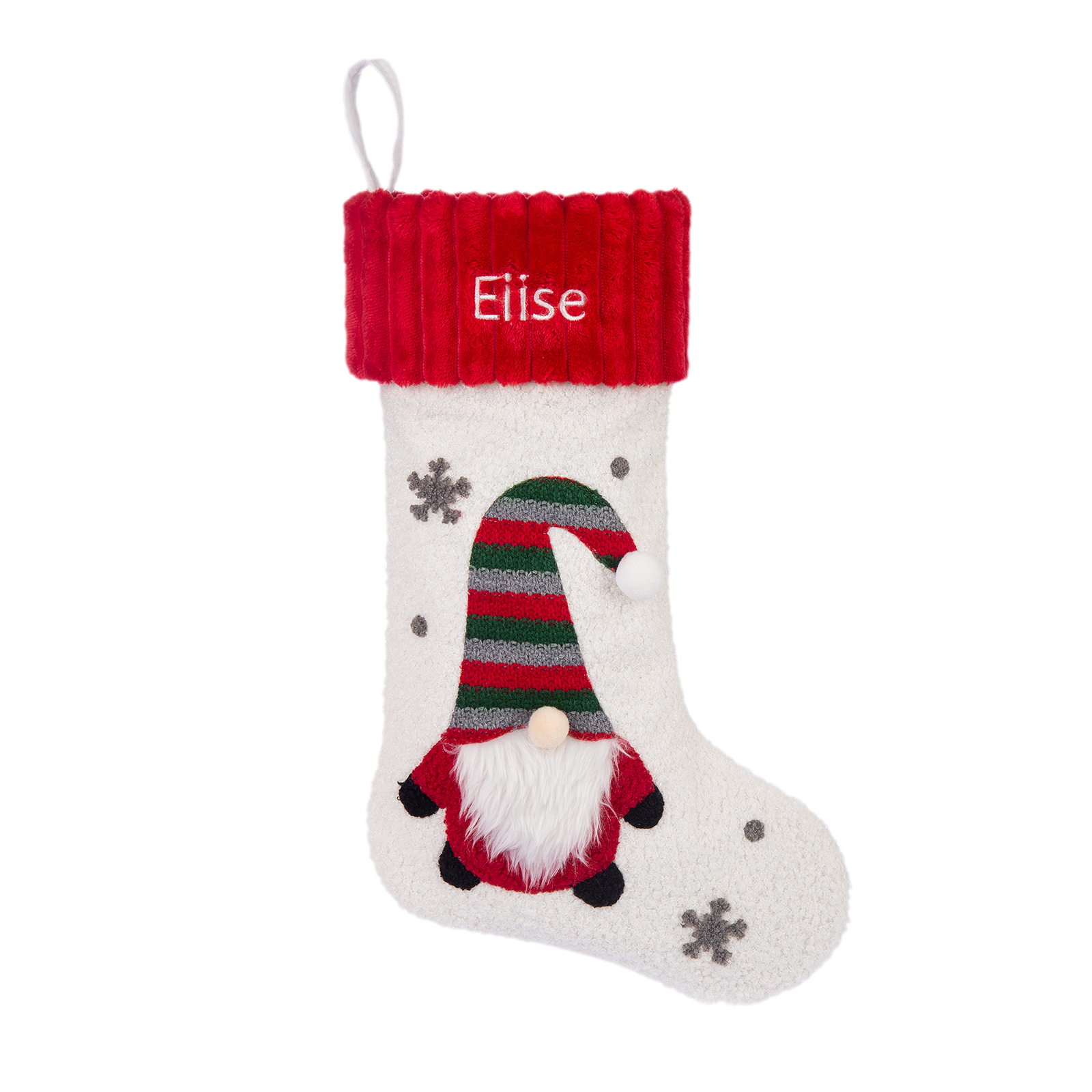 Personalised Christmas Stockings Ornaments Custom 1 Name Santa Claus stocking Christmas Gifts for Family Friends-Jessemade AU