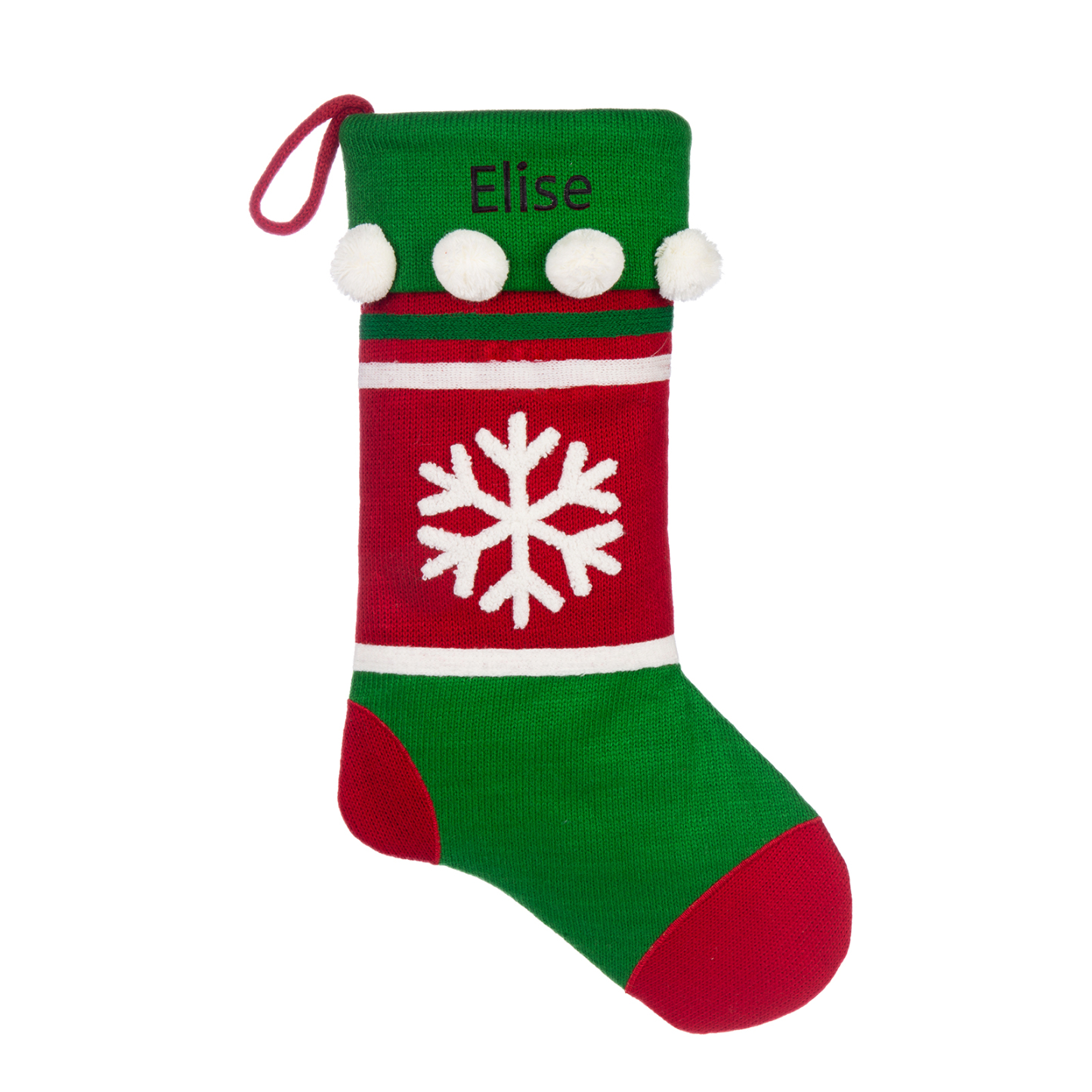 Personalised Christmas Stocking Ornament Custom 1 Name Christmas Gift Bags Gifts for Family Friends-Jessemade AU