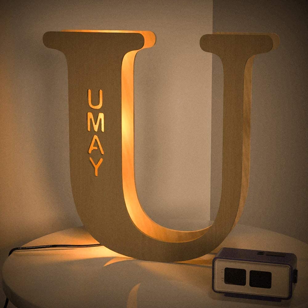 Personalised Name Letter Light S~Z 19/29CM-Jessemade AU