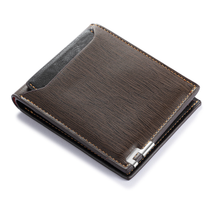 Personalised Leather Wallet Engraved Photo Short Purse Custom Folding Wallet Gifts For Him-Jessemade AU