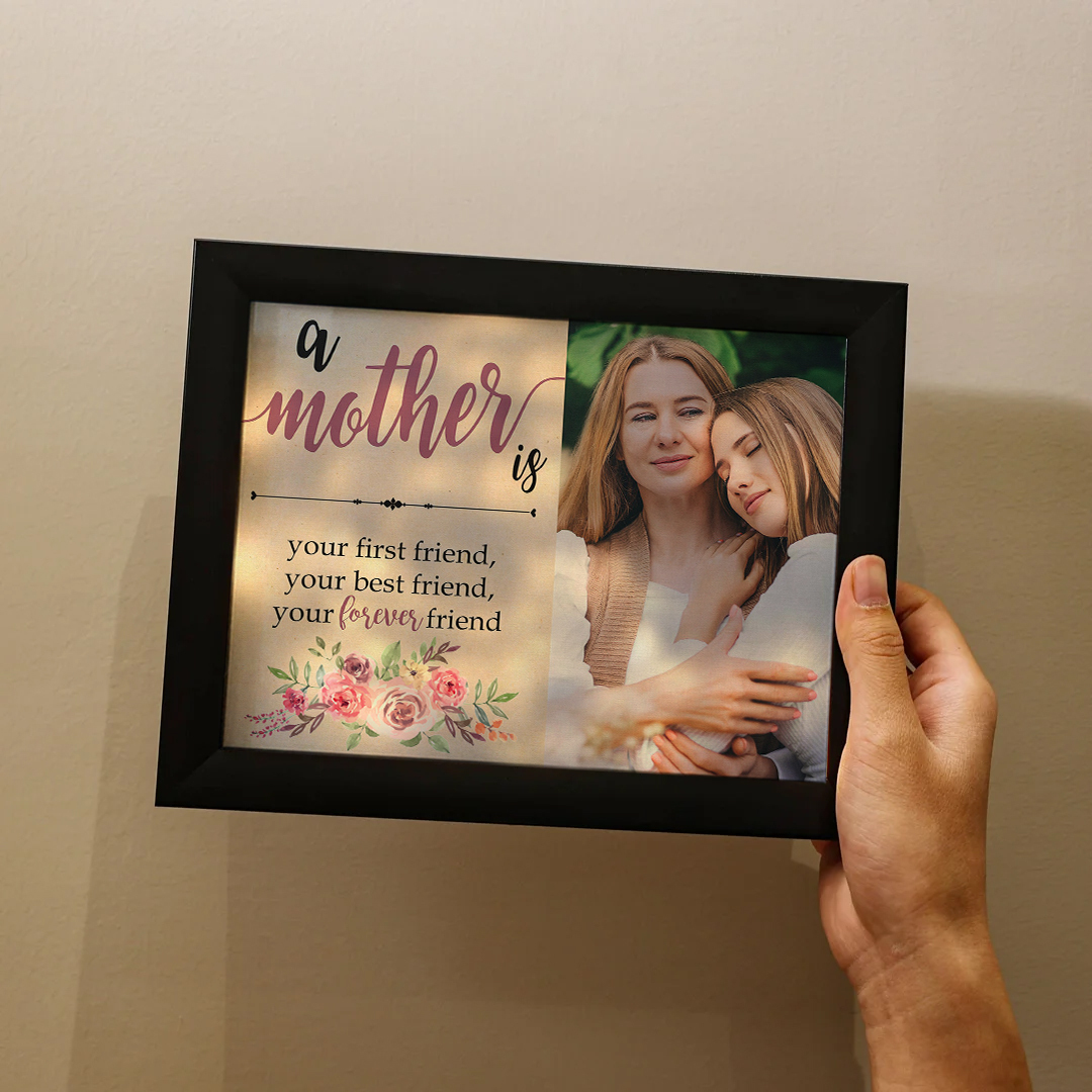 Personalised Mother Photo Frame With Light Gifts For Mother-Jessemade AU
