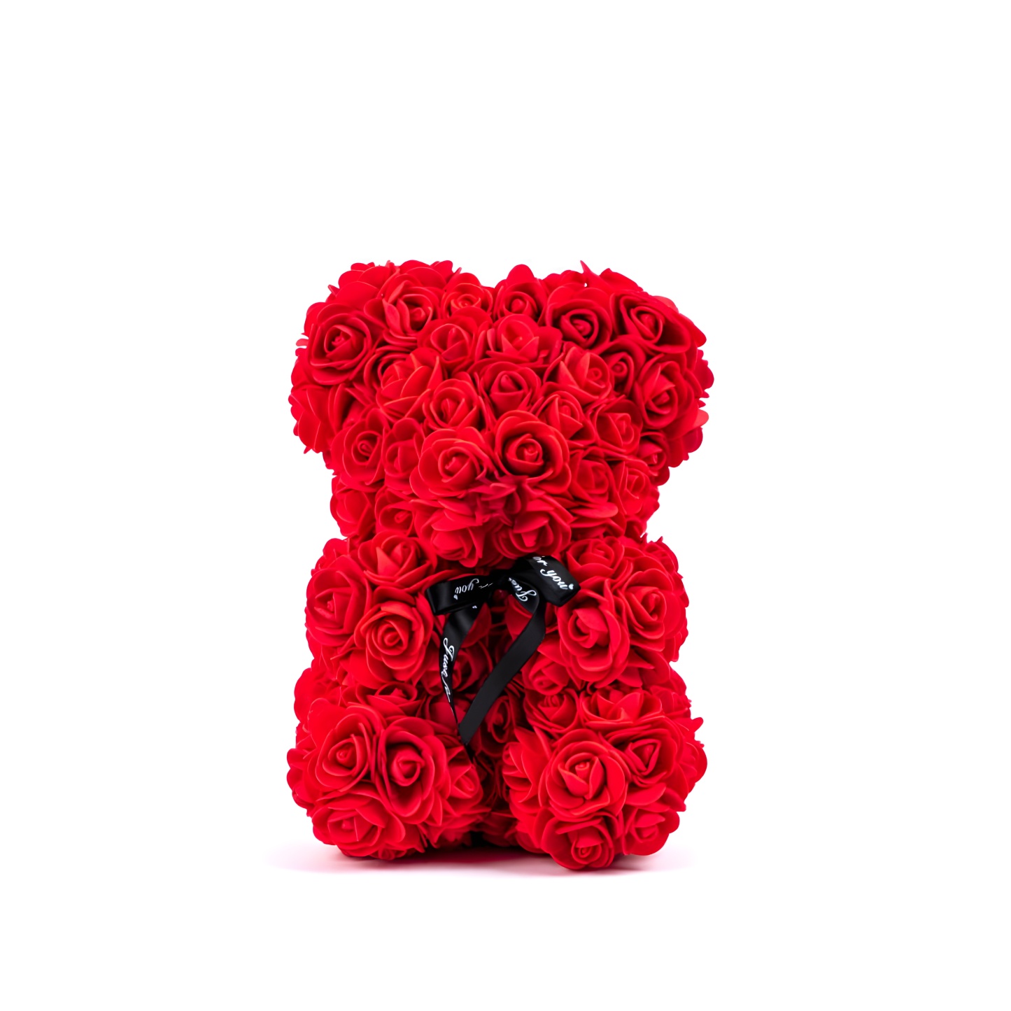 Rose Bear Ornaments Red Bear Valentine's Day Gift for Her-Jessemade AU