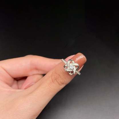 I Love You And my heart will always be tied to yours, Birthstone Ring Valentines Day Gifts For Her-Jessemade AU