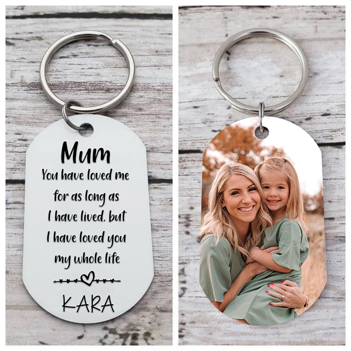 Personalised Photo & Name Keychain Mother's Day Gifts for Mom/Mum - I Have Loved You My Whole Life-Jessemade AU