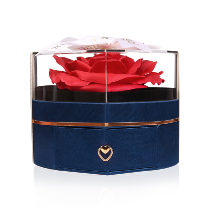 Rose Exquisite Jewelry Box Storage Box Valentine's Day Gift Packaging Box-Jessemade AU
