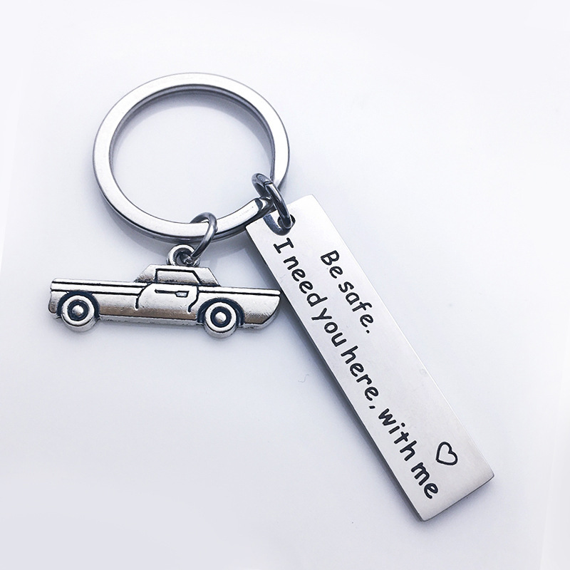 Be Safe Keychain I Need You Here Motorcycle Keychain-Jessemade AU