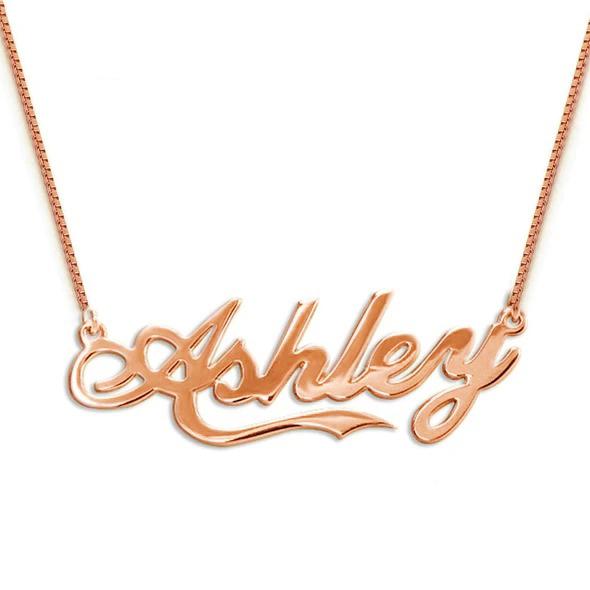 Personalised Necklace Custom 1 Name Necklace Gift For Women-Jessemade AU