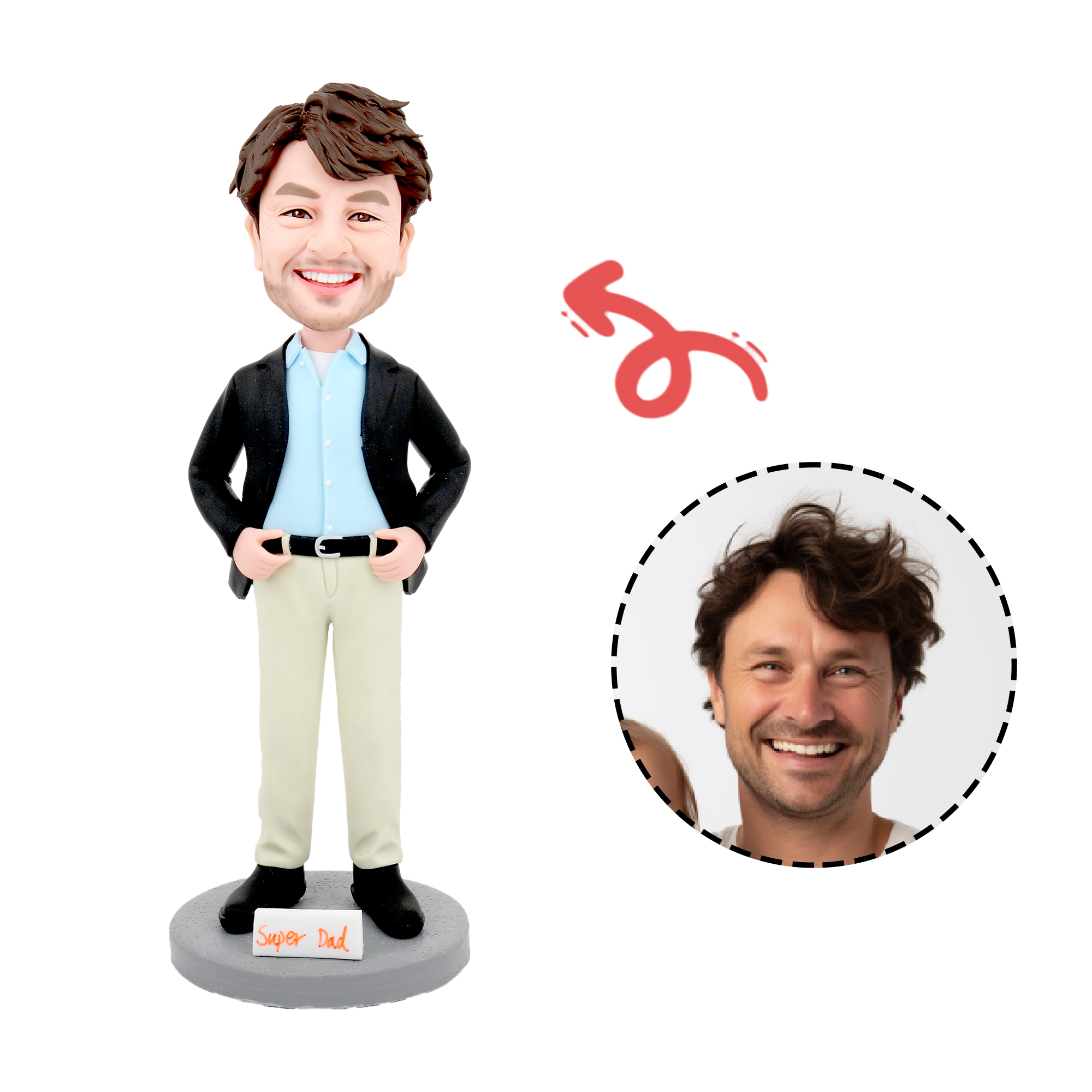 Bobblehead Doll Personalised Funny Gift-Jessemade AU