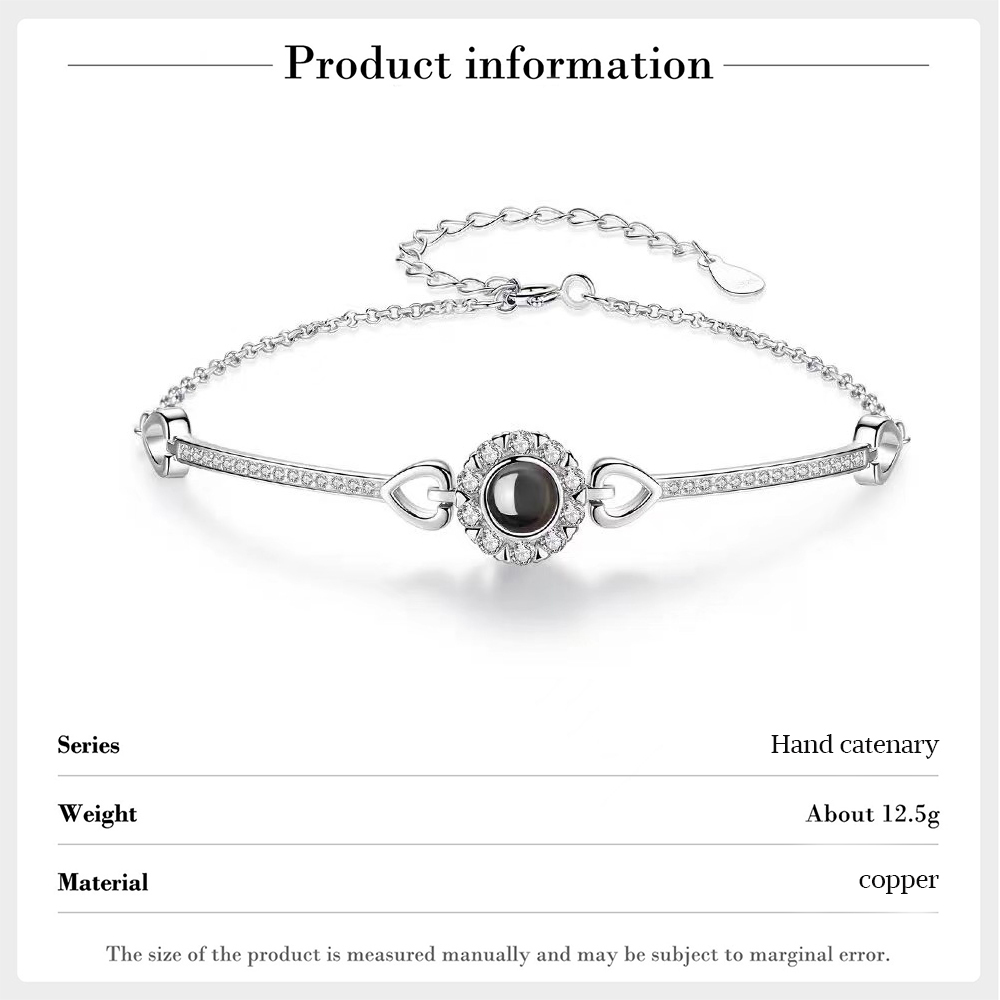 Personalised Projection Bracelet Custom Photo Bracelet Creative Gift for Her-Jessemade AU