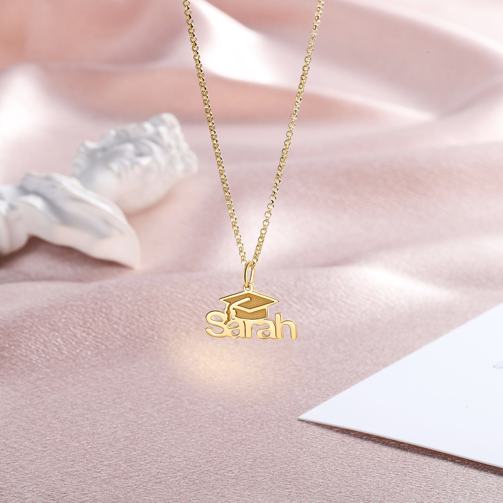 Class of 2024 Personalised Graduation Name Necklace For Her-Jessemade AU