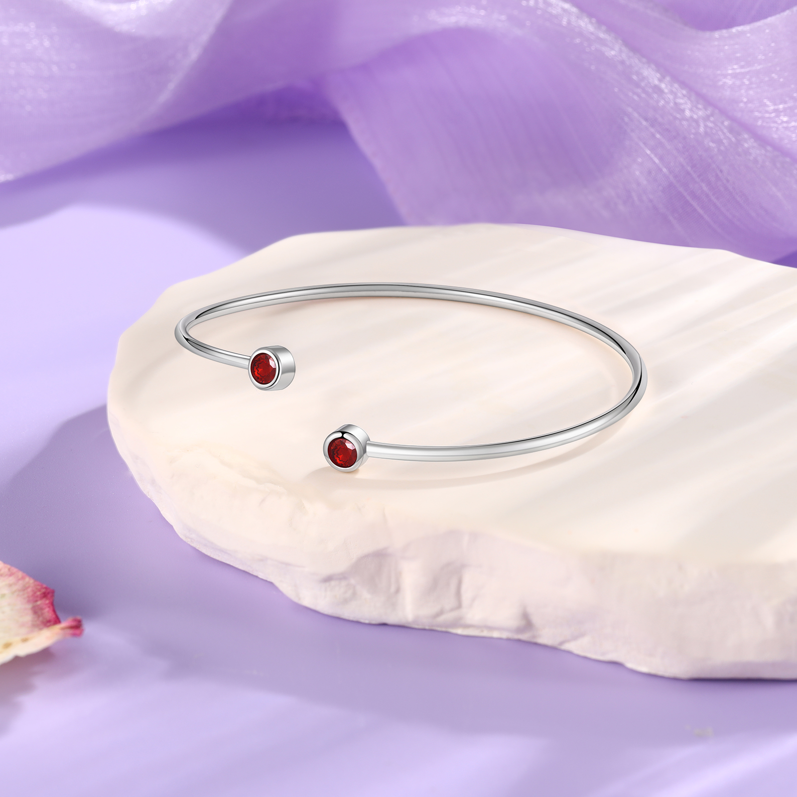Personalised Women's Bracelet Customised with 4 Birthstones Bracelet Birthday Gift for Women Girls-Jessemade AU