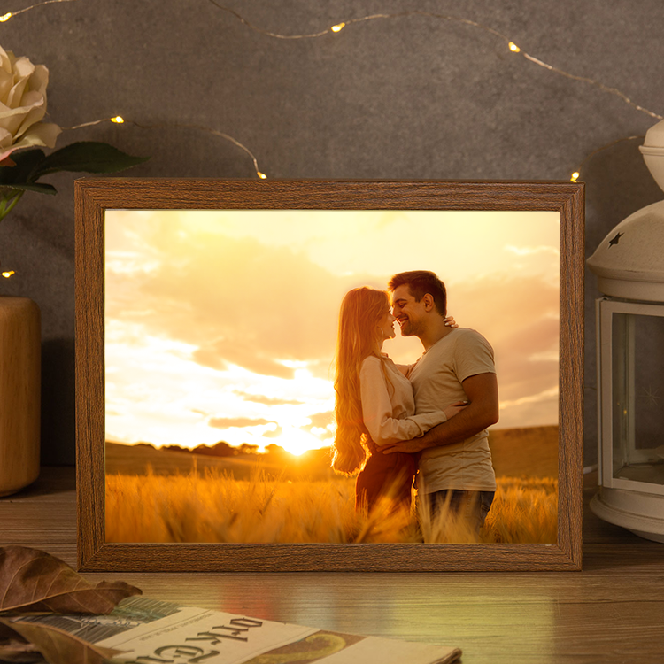 Personalised Photo Frame Night Light Changeable Colour Lamp Home Decor Personalised Gifts for Family Friends-Jessemade AU