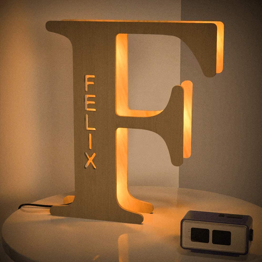 Personalised Name Letter Light A~I 19/29CM-Jessemade AU