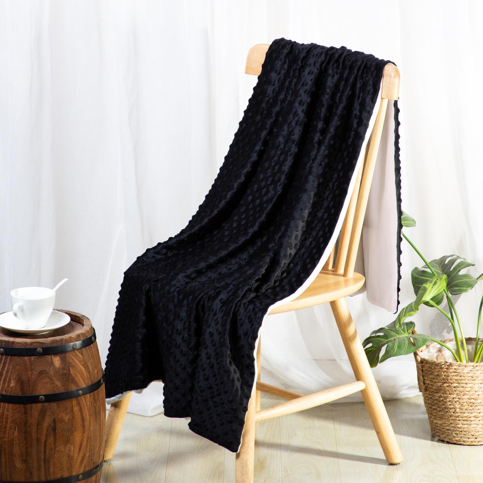 To My Wife Personalised Couple Blanket Engrave Photo Sweet Gift For Her "Thank you for being my great life partner"-Jessemade AU