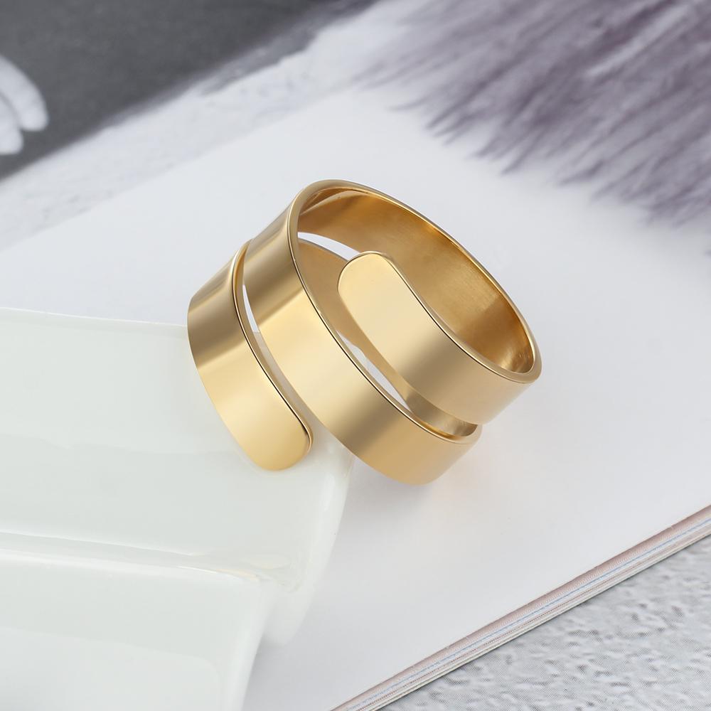 Personalised Ring for 3 Best Friend Engraved Name Wrap Ring-Jessemade AU