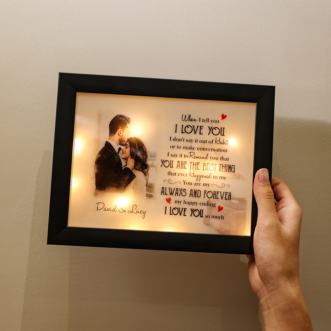 Valentine's Day Gift Personalised Photo Frame Couple Love Gifts For Her Him "YOU ARE THE BEST THING"-Jessemade AU