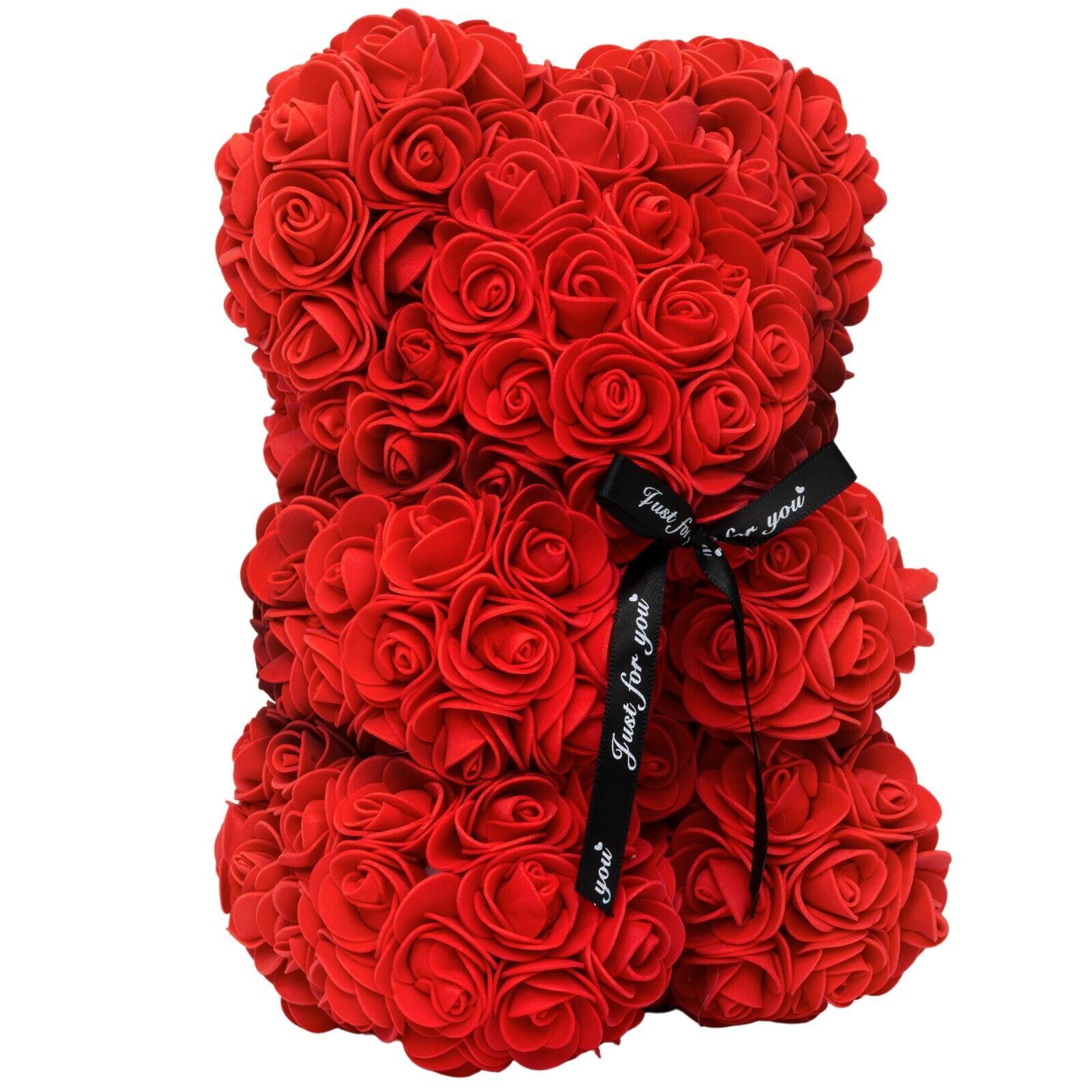 Rose Bear Ornaments Red Bear Valentine's Day Gift for Her-Jessemade AU