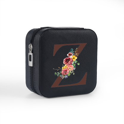 Custom Letter Jewelry Gift Box Personalised Travel Jewelry Box Gift for Women Girls-Jessemade AU