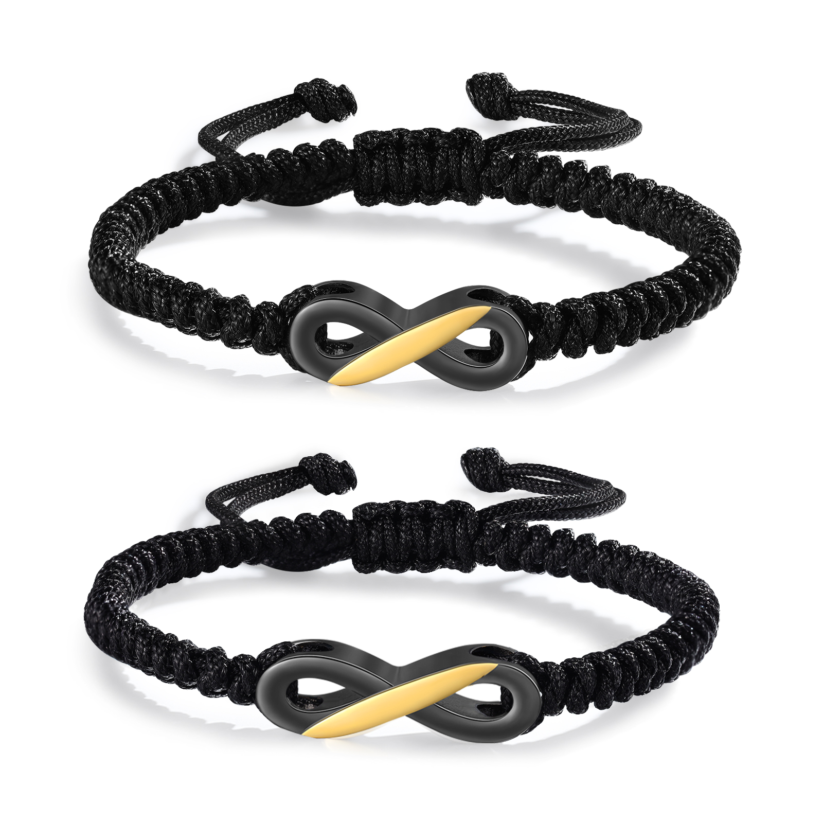 Personalised Infinity Bracelet Set Customised 2 Names Bracelet Valentine's Day Gifts for Couples-Jessemade AU