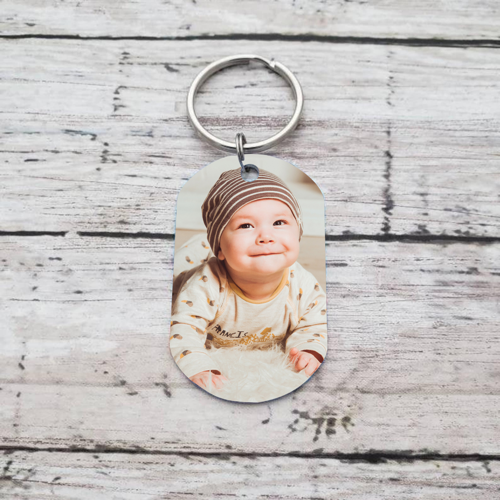 Personalised Calendar Keychain Custom Photo & Name Keychain Gifts For Daddy/Mommy/Mummy-Jessemade AU