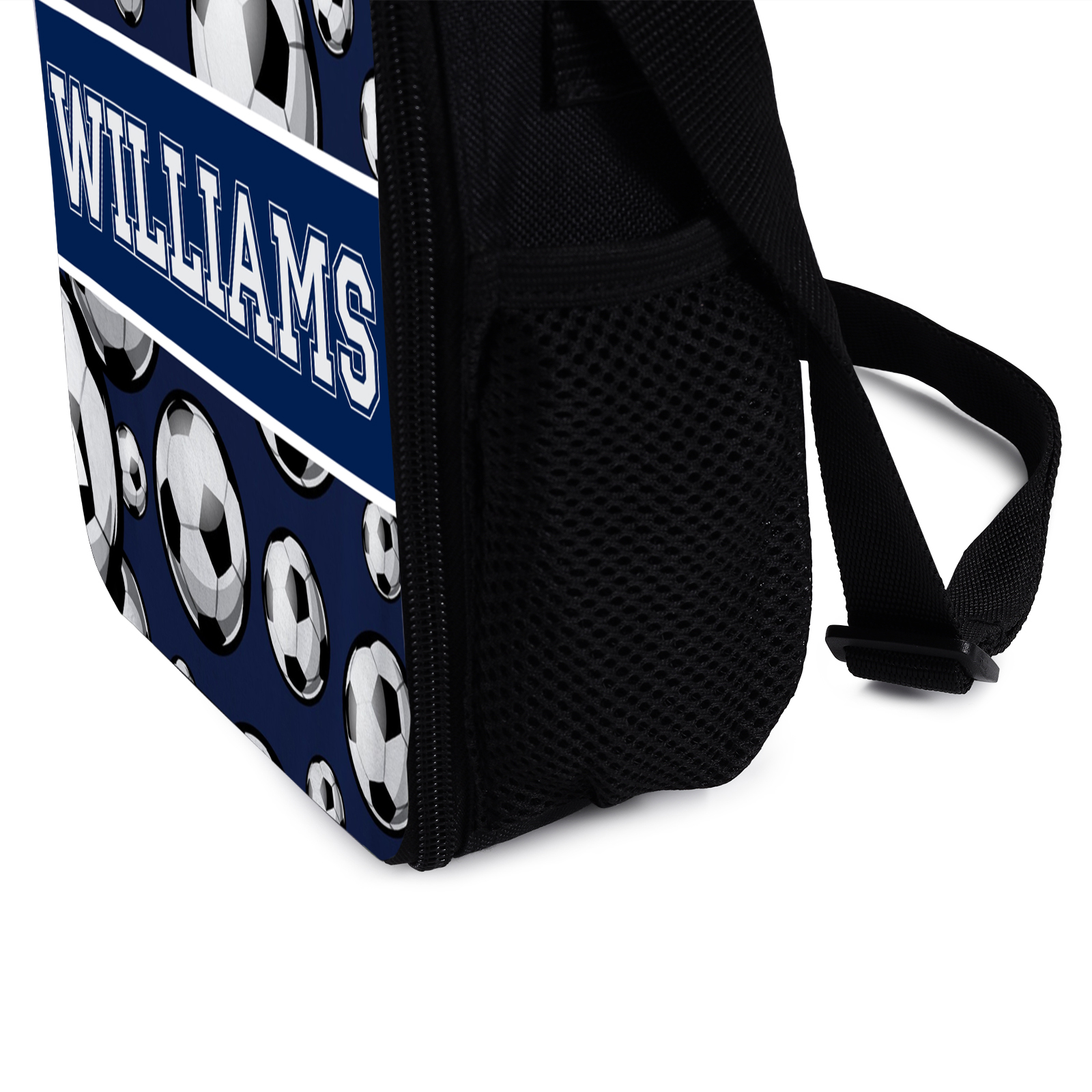 Custom Name Lunch Bag Personalised Football Pattern Lunch Box Gifts for Kids-Jessemade AU