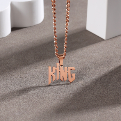 Personalised Name Necklace Custom Name Cuban Chain Necklaces-Jessemade AU