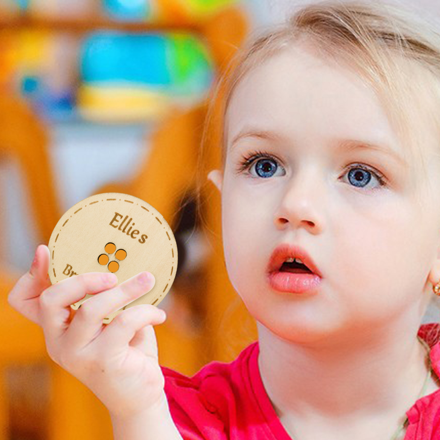 Children Brave Buttons Custom A Name Back to School Gifts for Kids-Jessemade AU