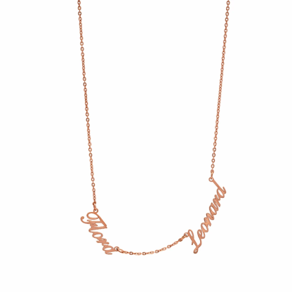 Personalised Necklace Custom 2 Name Necklace Gift For Men-Jessemade AU