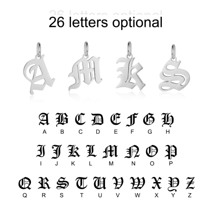 Personalised Letter Necklace Classic Jewelry Gift For Her-Jessemade AU