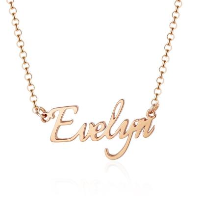 Personalised Necklace Custom 1 Name Necklace Gift For Her-Jessemade AU
